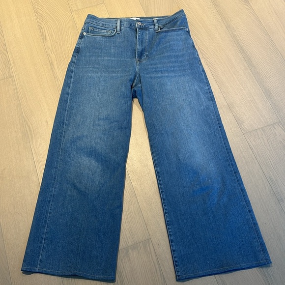 FRAME Women's Le Slim Palazzo - Picture 3 of 5